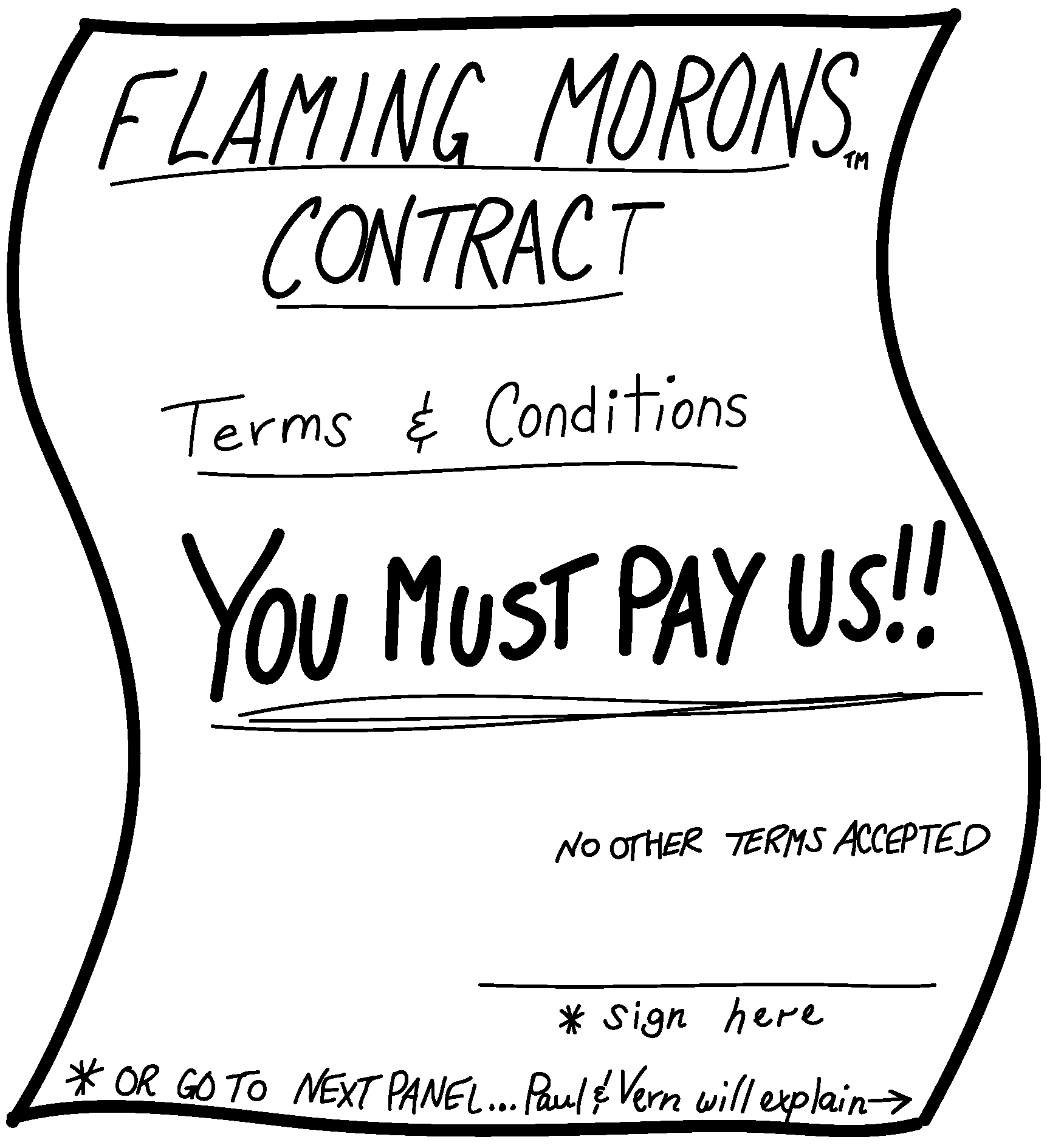 Sign your life away Humor for the Working Class